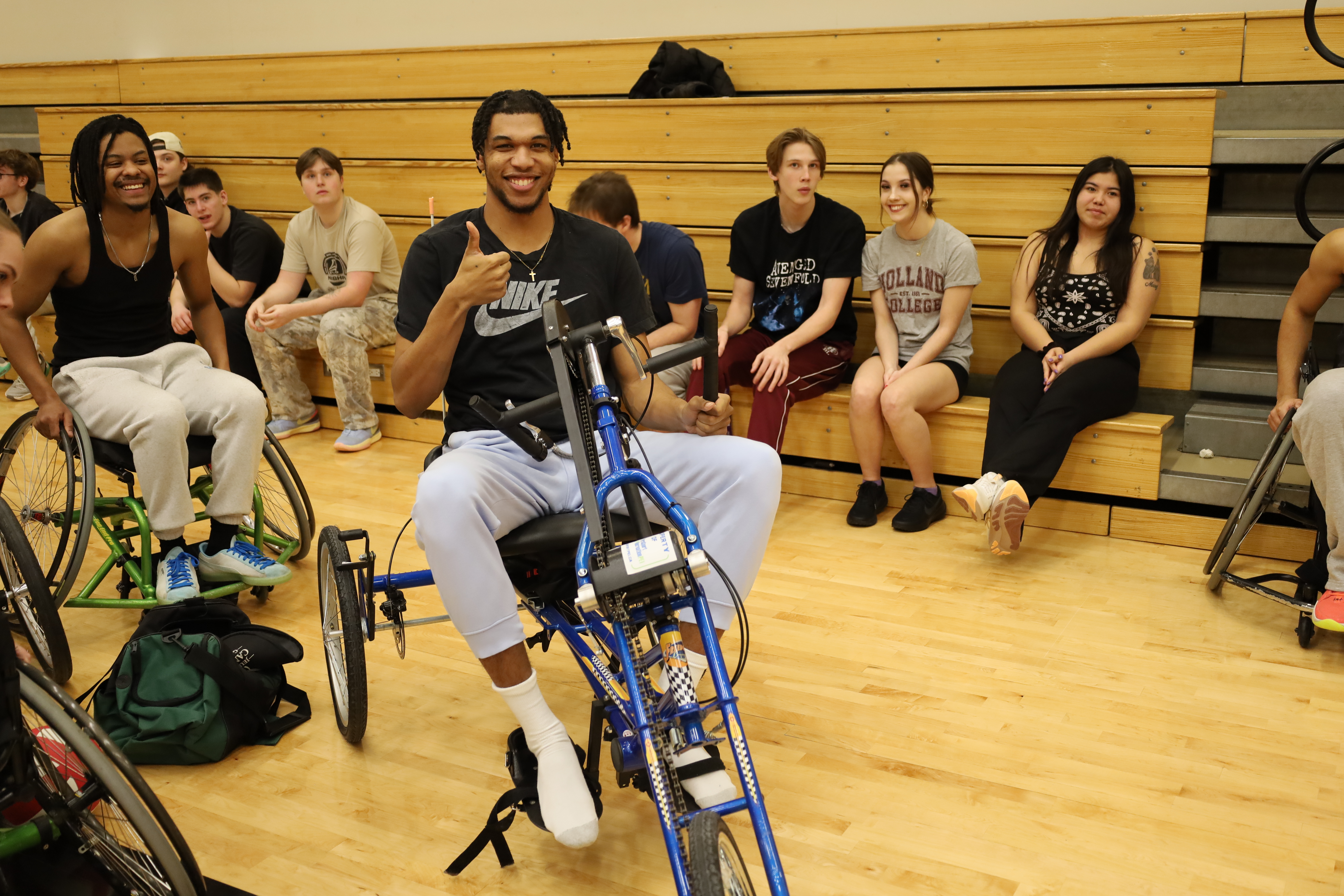 tudents from Holland College’s Sports and Recreation Management (SRM) program learn how to deliver inclusive sport programs with Parasport and Recreation PEI