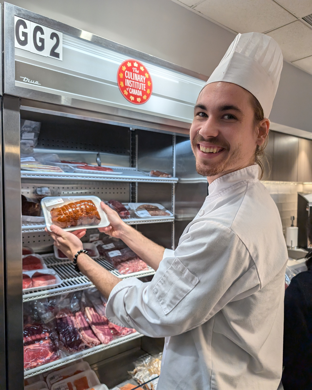 Culinary & Pastry Arts students restock the Grab & Go daily with a fresh selection of products crafted in our kitchen classrooms.